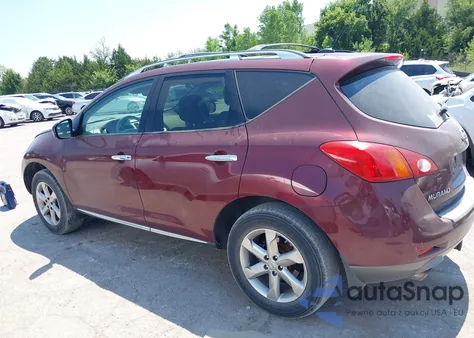 2009 Nissan Murano Sl z USA, uszkodzony, nr VIN JN8AZ18U29W106357